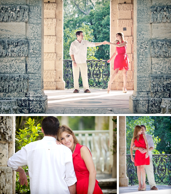 Vizcaya Museum & Gardens Engagement by Dolce Photography
