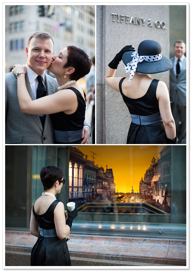 Breakfast at Tiffany's Engagement Session by Danfredo Photography on ArtfullyWed.com