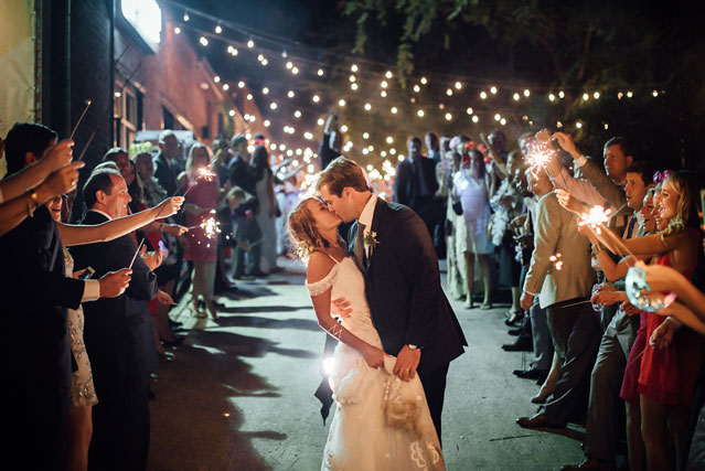 A sweet and cheerful wedding for high school sweethearts in Atlanta with beer on top, artisan popsicles and elevated BBQ by Eliza Morrill Photography