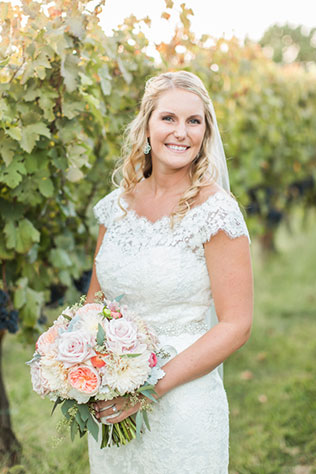 A romantic vineyard soiree in blush pink by Erin Brennan Photography and Designed Perfectly Events