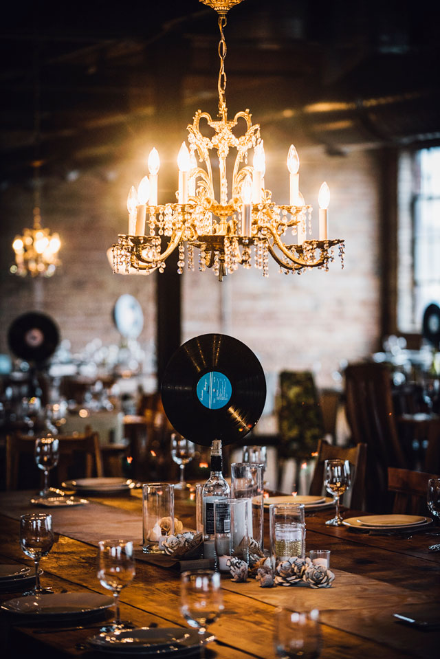 An autumn Salvage One wedding in Chicago with DIY details and urban flair | Erin Hoyt Photography: http://erinhoytphotography.com