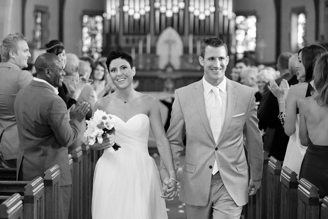 A summer wedding in the bride's favorite color - yellow - by Erin Johnson Photography || see more on blog.nearlynewlywed.com