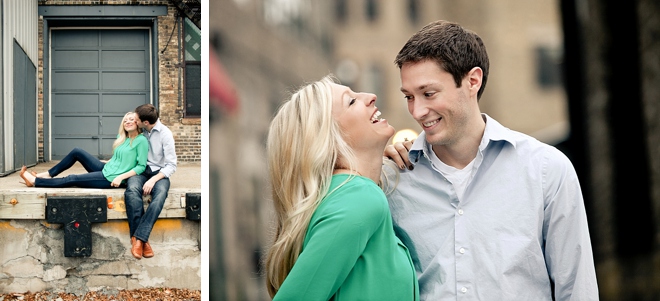 Wine Bar Engagement by Erin Johnson Photography