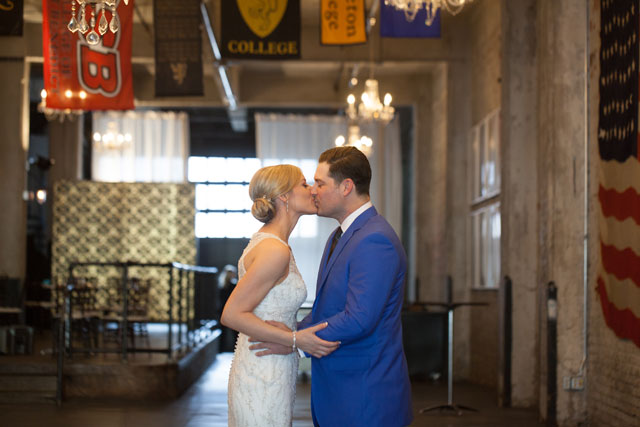 An original and one-of-a-kind game day wedding in Minneapolis with DIY sports details by Erin Johnson Photography