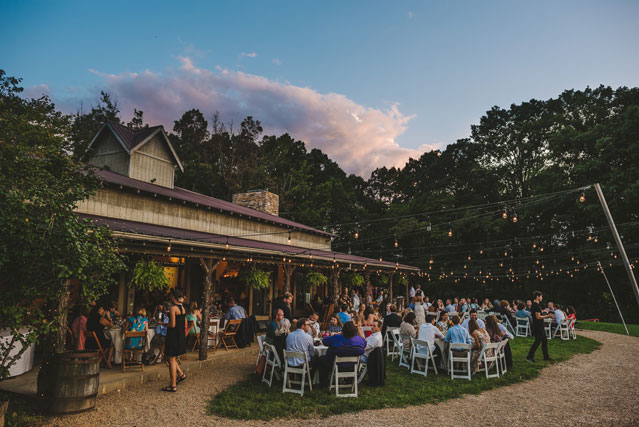 A funky and artistic bohemian farm wedding in Asheville by Fete Photography