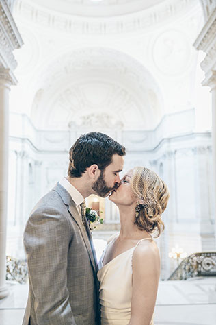 A City Hall wedding in San Francisco followed by a laid-back reception with a food truck | From SF With Love: http://www.fromsfwithlove.com