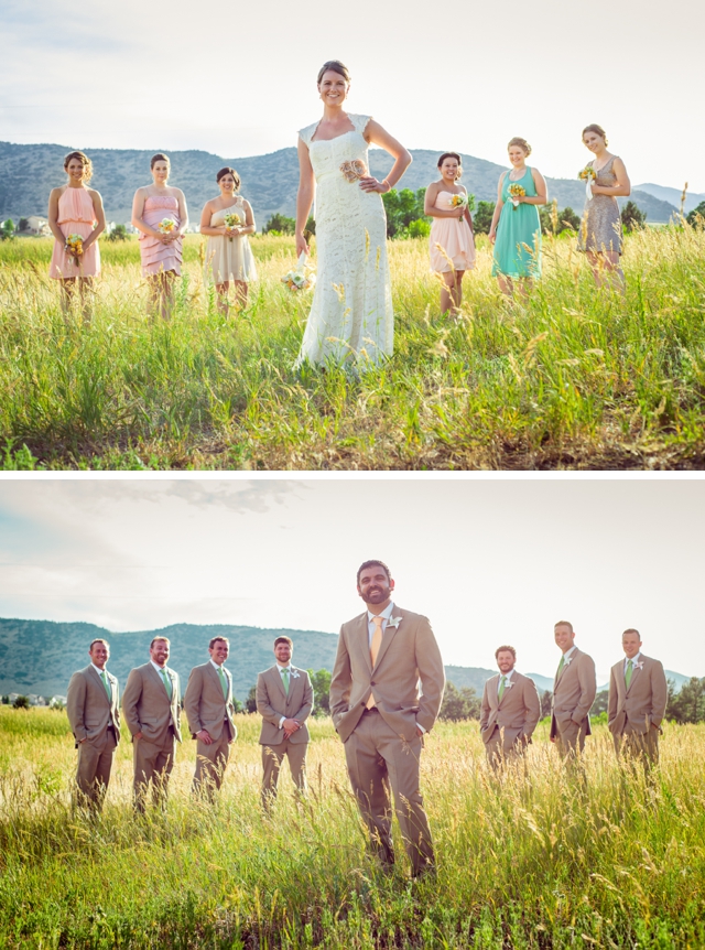 A summer DIY red barn wedding in the mountains of Colorado by From the Hip Photo || see more on blog.nearlynewlywed.com