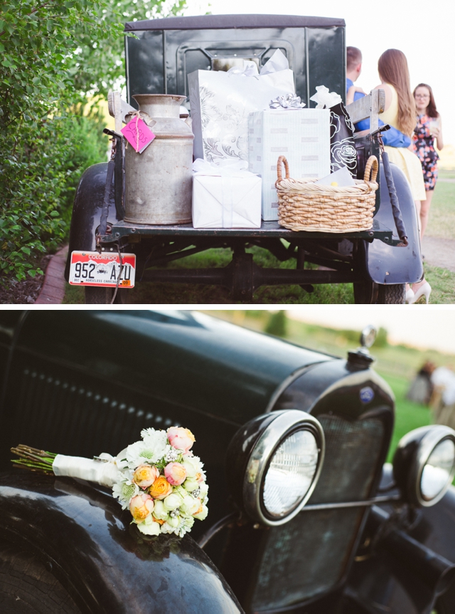 A summer DIY red barn wedding in the mountains of Colorado by From the Hip Photo || see more on blog.nearlynewlywed.com