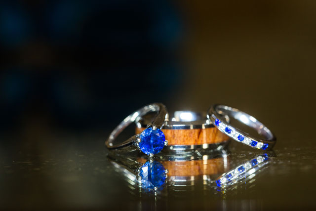 A late autumn Tredegar Iron Works wedding with a jewel toned theme by Grant & Deb Photography