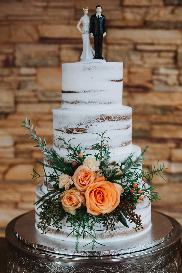 A fabulous foodie wedding for a chef in Florida with a gelato truck and gorgeous floral arrangements featuring fresh produce by Grind & Press Photography