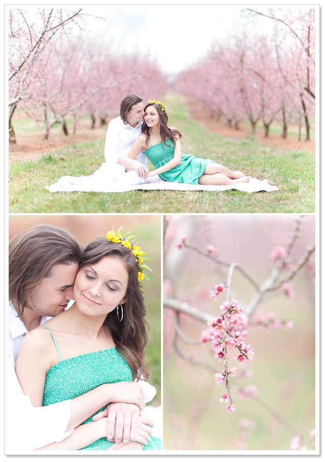 Orchard Engagement Session by Green Tree Photography on ArtfullyWed.com
