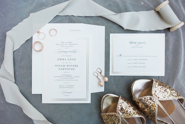 A chic and timeless wedding at Lucy's Garden by Hannah Bjorndal Photography LLC