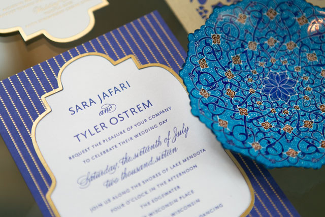 A luxury summer Persian inspired lakeside wedding in Wisconsin by Heather Cook Elliott Photography