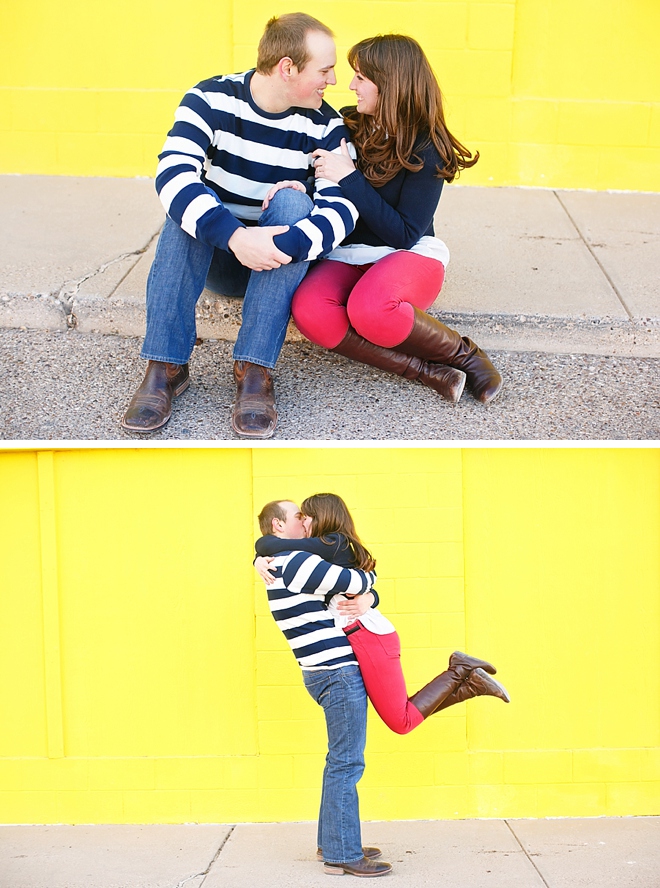 Downtown Lubbock Engagement by Heather Sanderson Photography