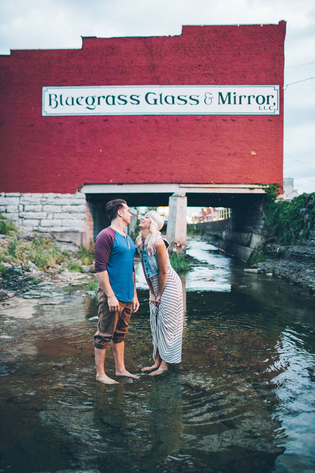 A romantic Historic Lebanon engagement session with vintage flair, just north of Nashville // photo by High Five For Love Photography: http://www.highfiveforlove.com || see more on https://blog.nearlynewlywed.com