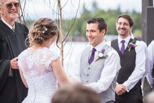 A purple summer wedding at the Grand Lodge on the Lake in Lake Placid | Jaclyn Schmitz Photography: jaclynschmitz.com