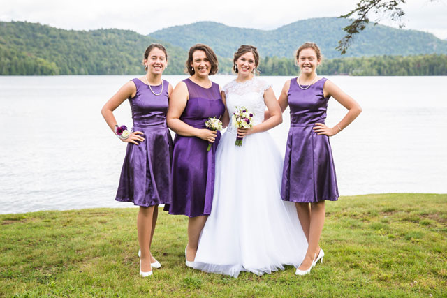 A purple summer wedding at the Grand Lodge on the Lake in Lake Placid | Jaclyn Schmitz Photography: jaclynschmitz.com