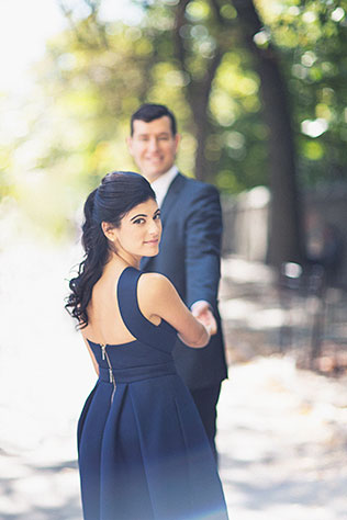 A Mad Men inspired engagement shoot in the Upper East Side by Jaylim Studio