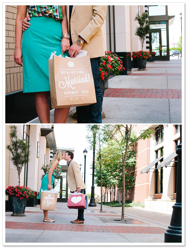 Crocker Park Engagement Session by Jessica Christie Photography on ArtfullyWed.com