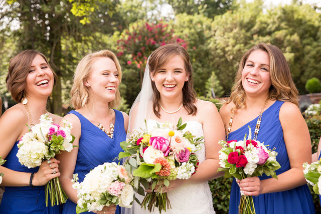 A sweet and colorful summer wedding with Southern charm and a pie bar by J&D Photography