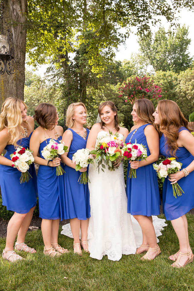 A sweet and colorful summer wedding with Southern charm and a pie bar by J&D Photography