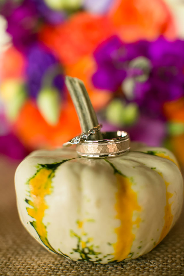 A lovely purple and orange Minnesota farm wedding in autumn by Jeannine Marie Photography