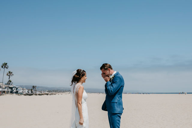 An oceanside Newport Beach marina wedding by Jenn & Pawel Photography
