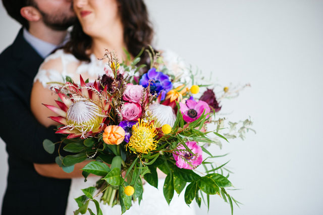 A fabulous jewel-toned boho music inspired wedding in Knoxville for a couple of DJs by Jennie Andrews Photography