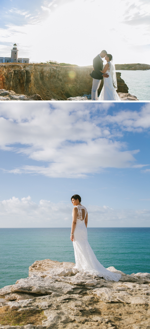 A day after session on the cliffs of Cabo Rojo by Jessica Charles Photography || see more on blog.nearlynewlywed.com