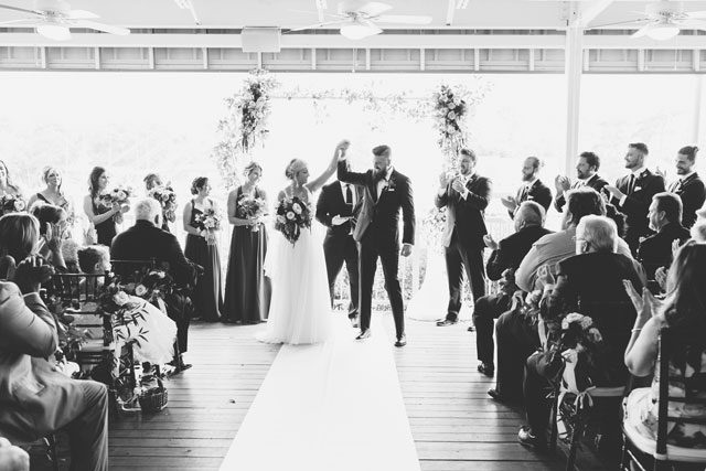 A sweet and romantic blush and marsala woodland wedding in Virginia Beach by Jessica Ryan Photography