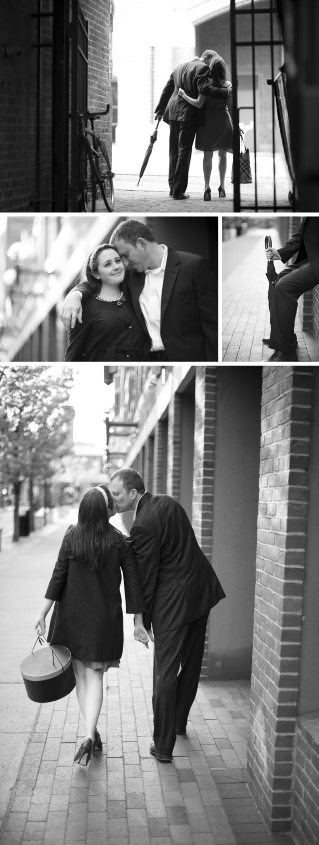 A sweet and fashionable Parisian engagement in Connecticut by Justin & Mary