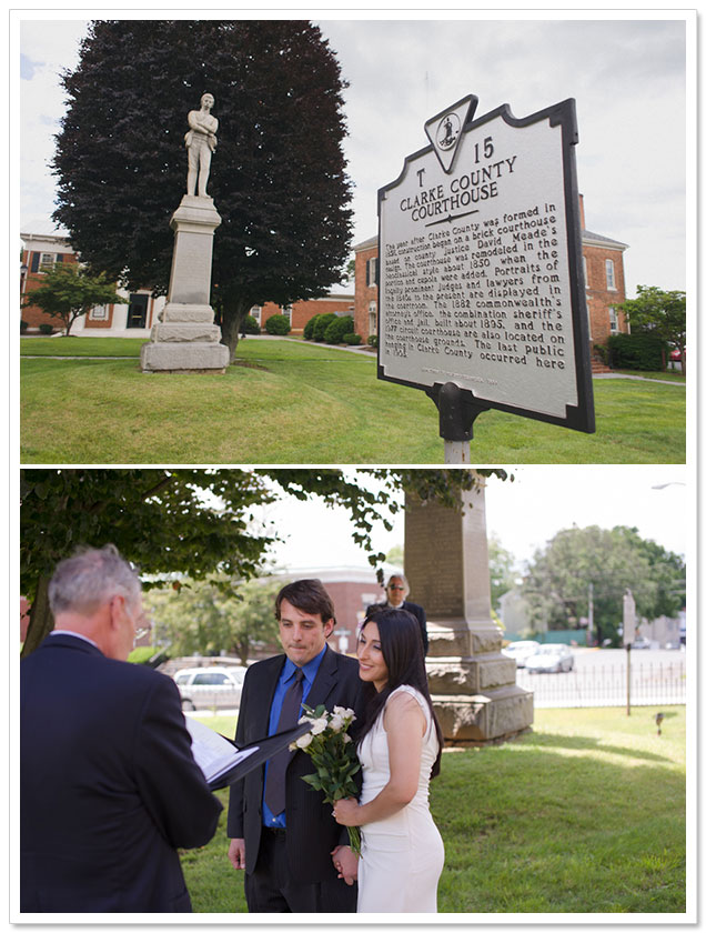 Berryville Courthouse Wedding by Jessie Mary Photography on ArtfullyWed.com