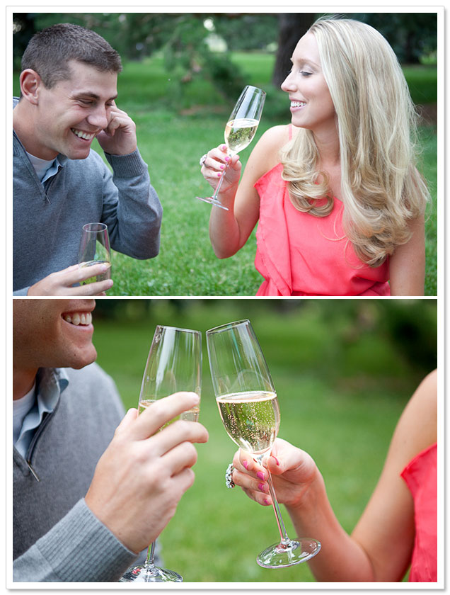 Champagne Engagement Session by JM PhotoArt on ArtfullyWed.com