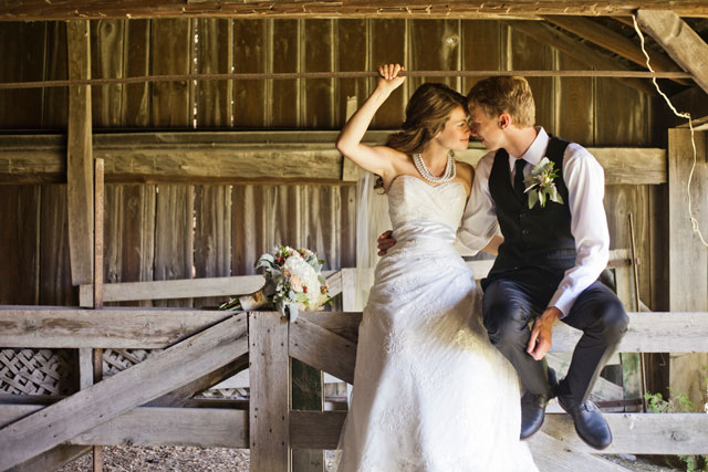 A DIY country wedding in the couple's backyard in Southern Ontario | Jono & Laynie [Photo + Film]: http://www.jonoandlaynie.com