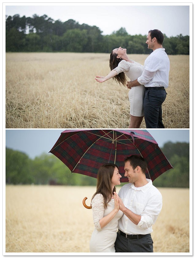 April Showers Engagement Session by Kristen Booth on ArtfullyWed.com