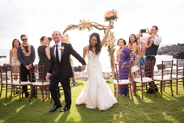 An elegant pastel island wedding in Maui by Kevin Lubera Photographer and Bliss Wedding Design & Spectacular Events