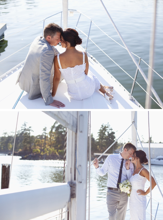 An elegant waterfront summer wedding in British Columbia by Kim Kalyn Photography || see more on blog.nearlynewlywed.com