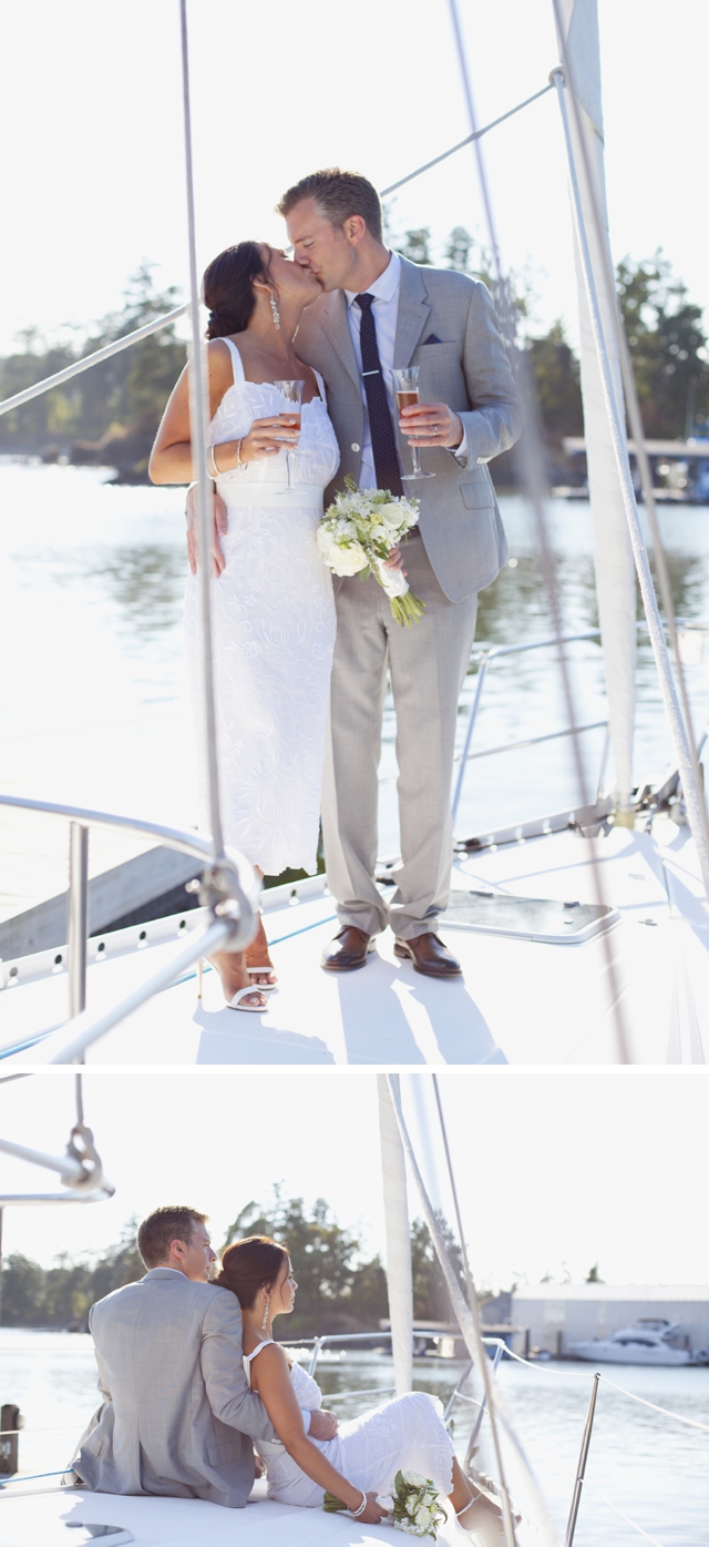 An elegant waterfront summer wedding in British Columbia by Kim Kalyn Photography || see more on blog.nearlynewlywed.com