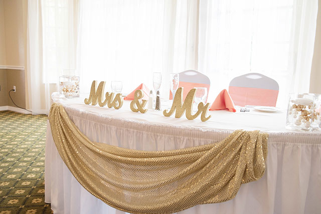 A dreamy and classic peach, gold and dusty blue wedding in Tarpon Springs by #24KVendor Kristen Marie Photography