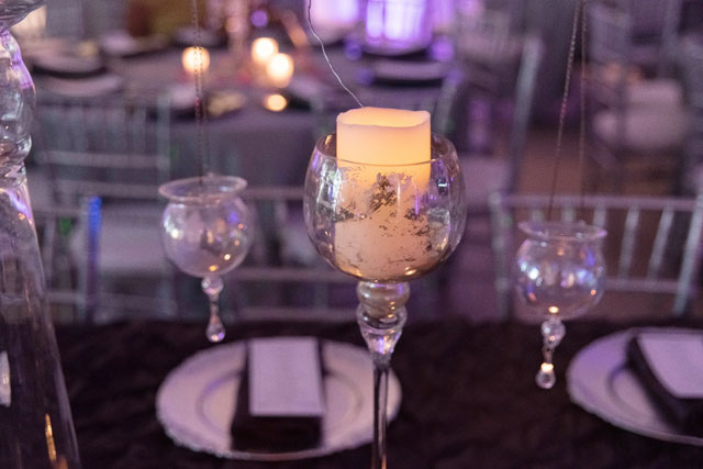 A romantic spring wedding with purple details at the Tampa Garden Club | Kristen Marie Photography: http://kristenmariephotog.com