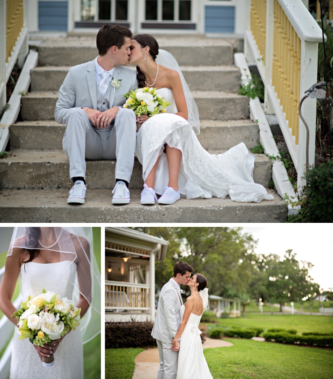 A sweet and emotional gray and yellow wedding by Kristen Weaver Photography || see more on blog.nearlynewlywed.com