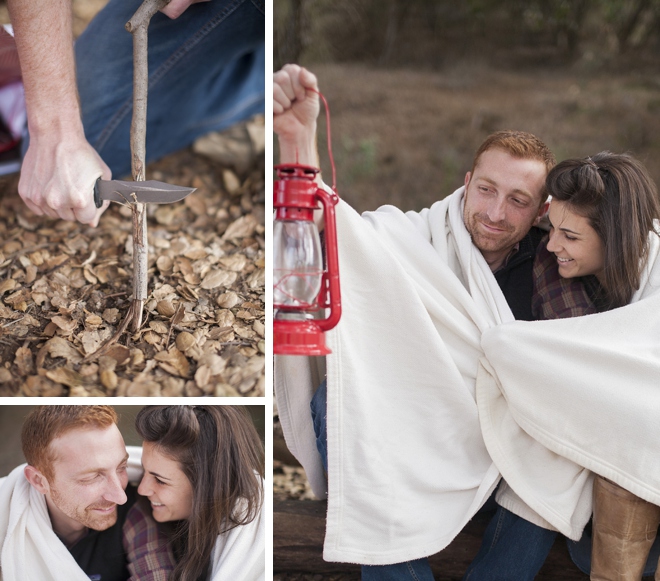 Marian Bear Park Camping Engagement by Lauren Alisse Photography on ArtfullyWed.com