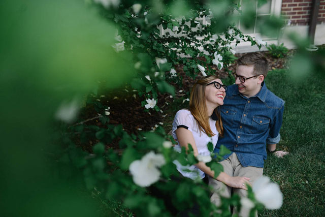 A quirky Morgantown engagement shoot for high school sweethearts // photos by Lauren Love Photography: http://www.laurenlovephotography.com || see more on https://blog.nearlynewlywed.com