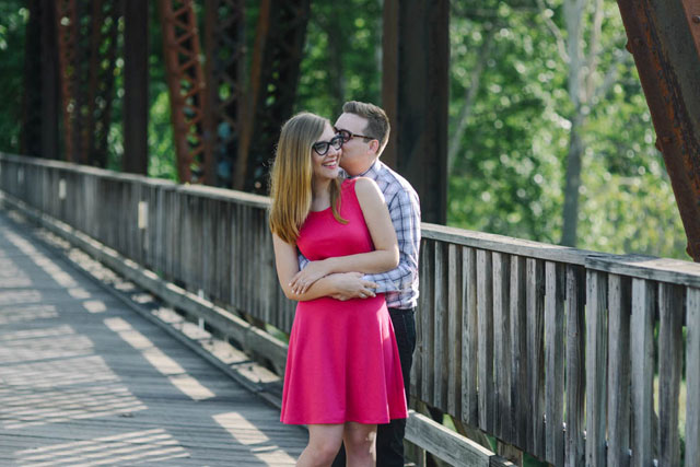 A quirky Morgantown engagement shoot for high school sweethearts // photos by Lauren Love Photography: http://www.laurenlovephotography.com || see more on https://blog.nearlynewlywed.com