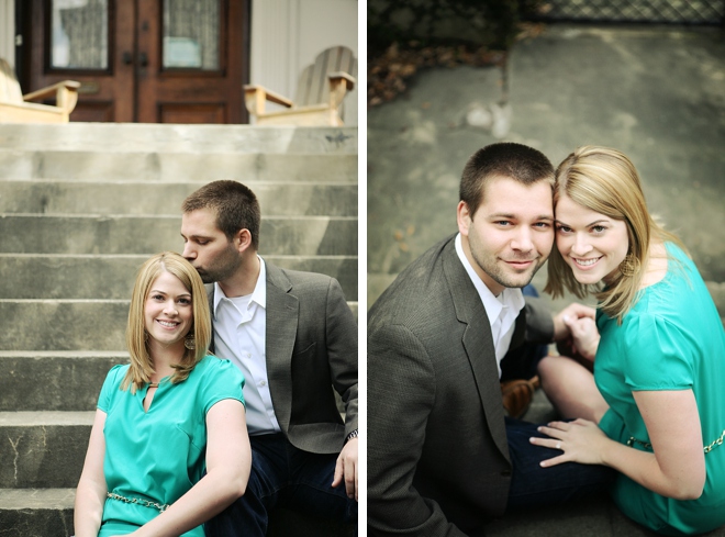 Downtown Savannah Engagement by LeeAnn Ritch Photography on ArtfullyWed.com