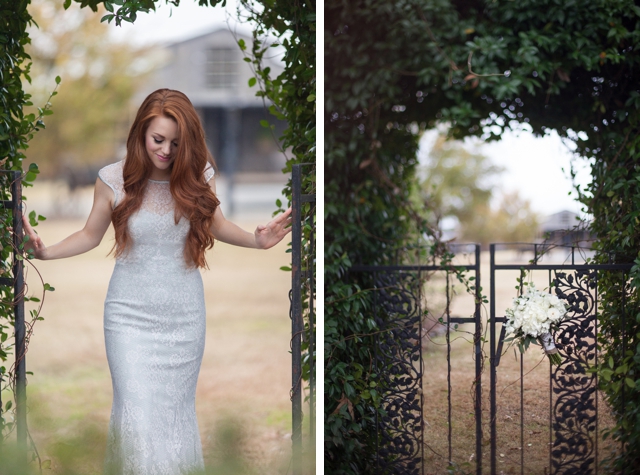 A horse farm bridal session by Leigh+Becca || see more at blog.nearlynewlywed.com 