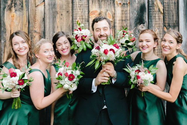 A jewel-toned ruby and emerald New England wedding by Lex Nelson Photography