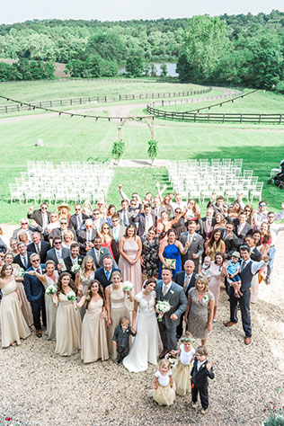 A stylish and classic Rixey Manor wedding in green and gold with a Jane Austin vibe by Lieb Photographic LLC