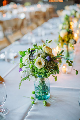 A green farm to table wedding at a historic Milwaukee venue by Lisa Mathewson Photography