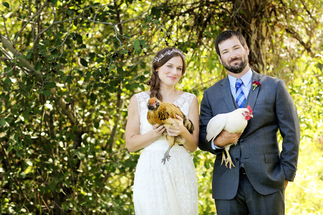 A charmingly rustic farm wedding with chickens | Logan Walker Photography: http://www.loganwalkerphoto.com